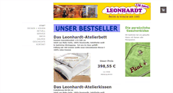 Desktop Screenshot of betten-leonhardt.de